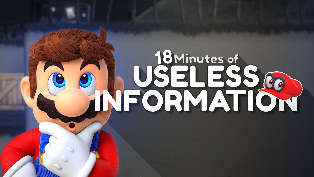 18 Minutes of Useless Mario Odyssey Information 85K Views - Amethyst-szs