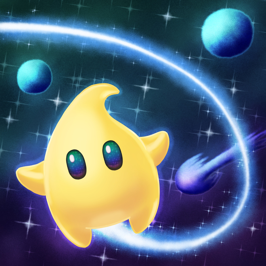 Fan art of Luma from Mario Galaxy